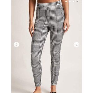 Plaid Gingham High Waisted Pants Forever 21